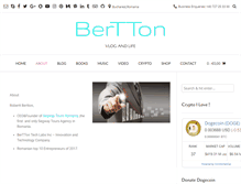 Tablet Screenshot of bertton.com
